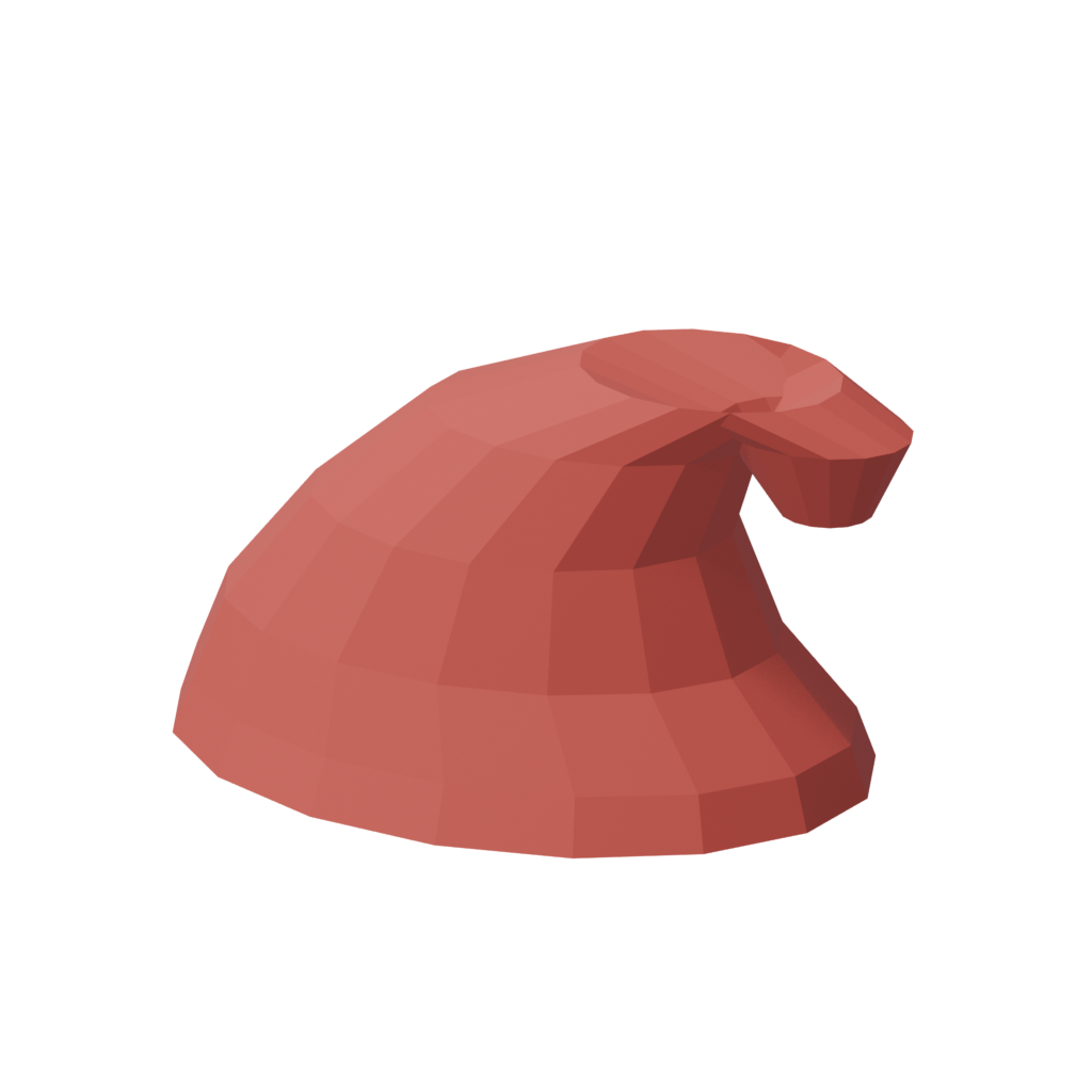 The red liberty cap from the campaign film, isolated on a transparent background.